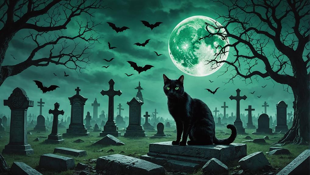 ancient cemetery atmosphere described