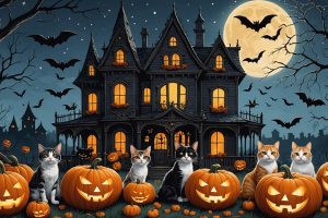 cats halloween adventure begins