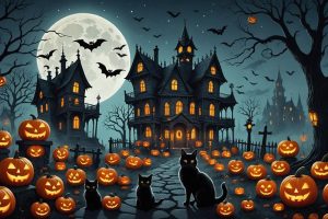 cuddly cats spooky bats