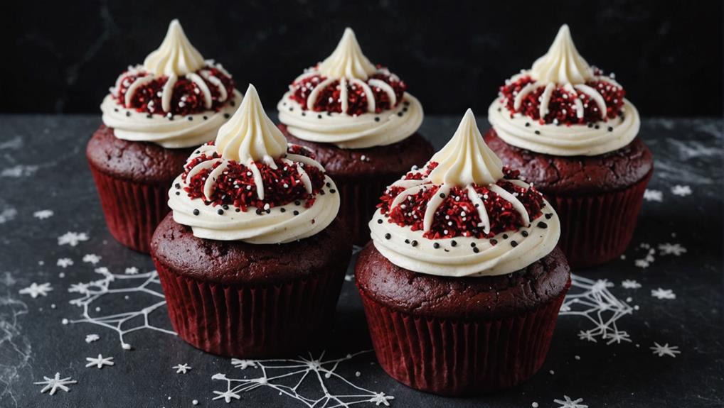 decadent crimson dessert treats