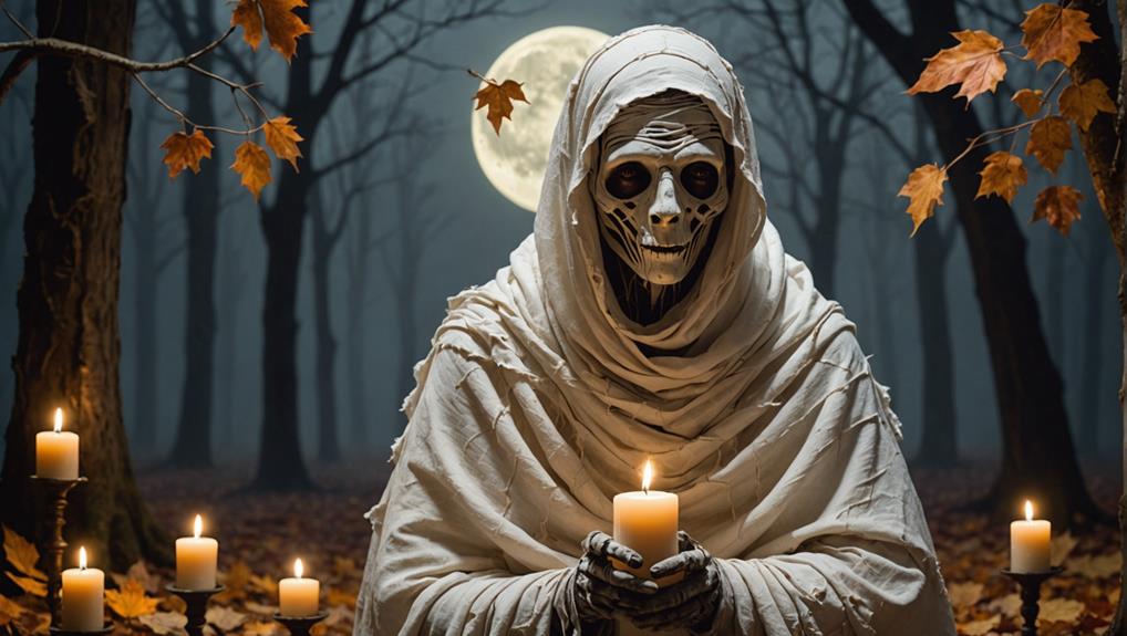 fabric wrapped mummy preservation