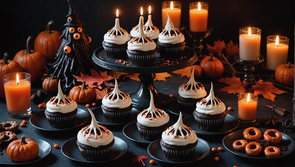 halloween themed dessert delights
