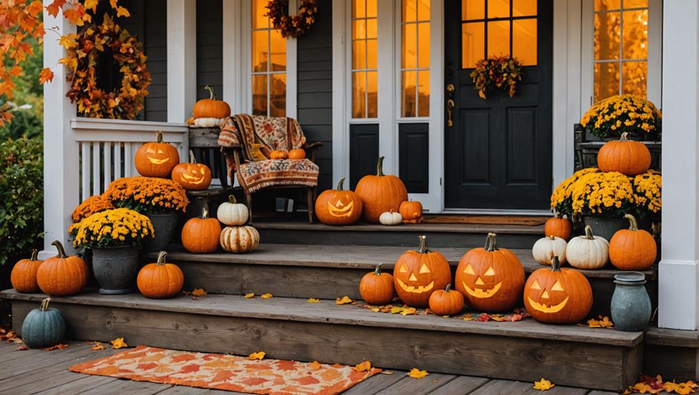 showcasing your completed pumpkin