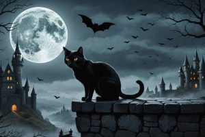 spooky cat night adventure
