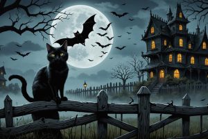 spooky cat s haunted bat adventures
