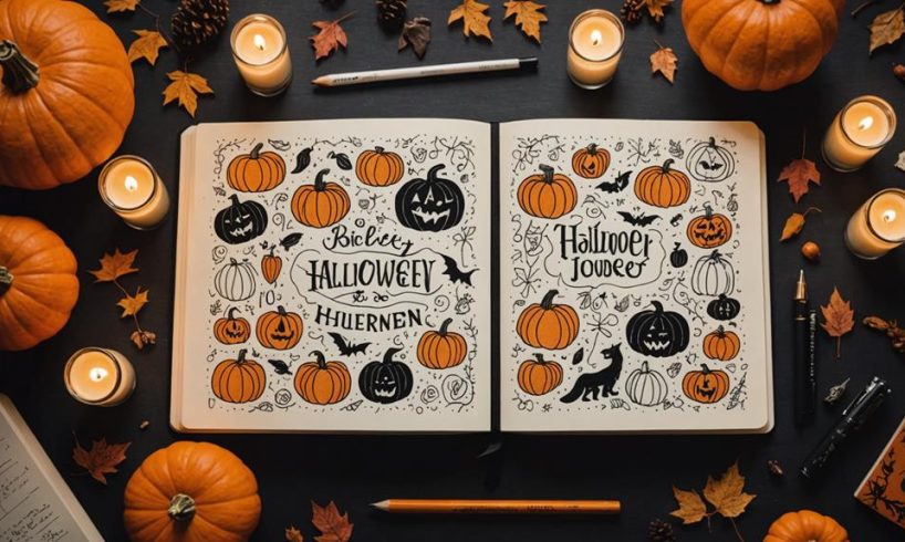 spooky seasonal bullet journal