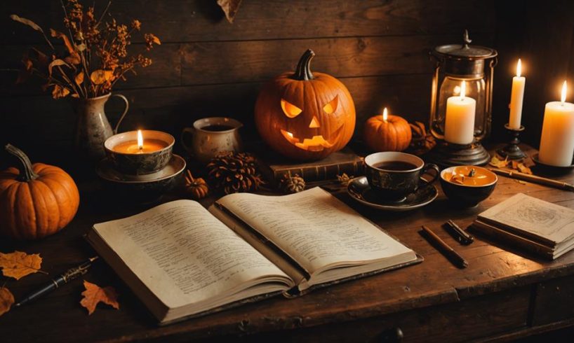 spooky themed writing reflections