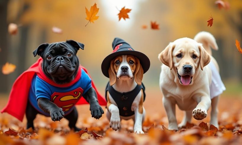costumed canines halloween fun