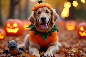 dogs spreading halloween happiness