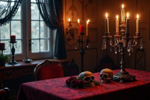 elegant vintage goth decor