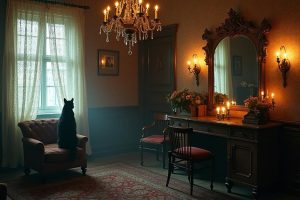 vintage goth halloween inspiration